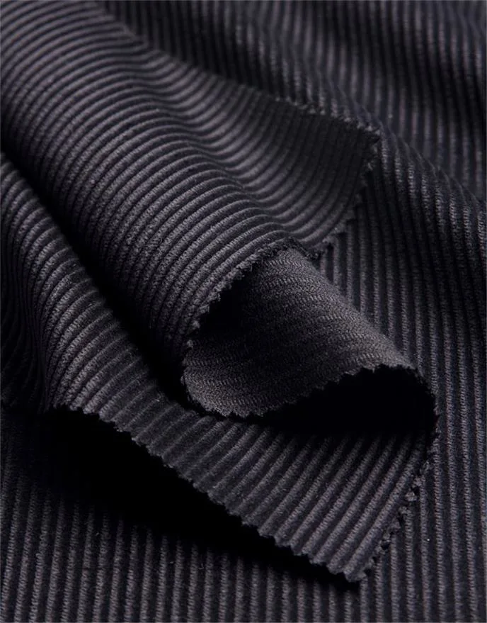 Organic Corduroy Stretch - Black