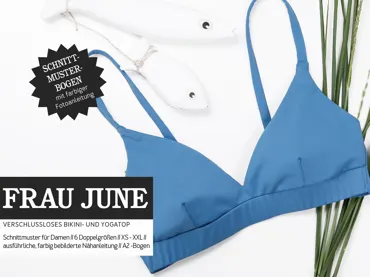Frau June Yogatop und Bikini - Studio Schnittreif Sewing Pattern (German)