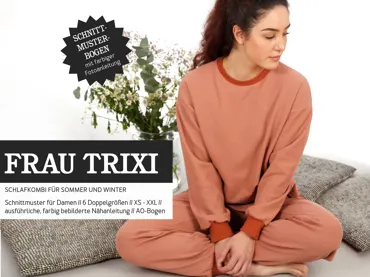 Frau Trixi Pijama Schlafkombi - Studio Schnittreif Sewing Pattern (German)