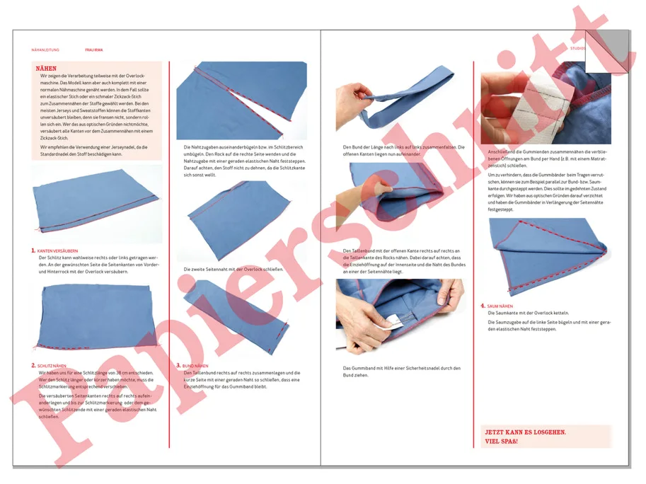 Frau Irma Strickrock - Studio Schnittreif Sewing Pattern (German)