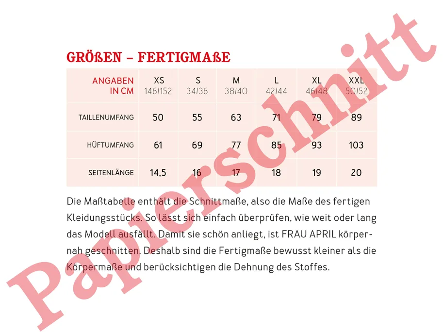 Frau April Panties und Bikinihose - Studio Schnittreif Schnittmuster