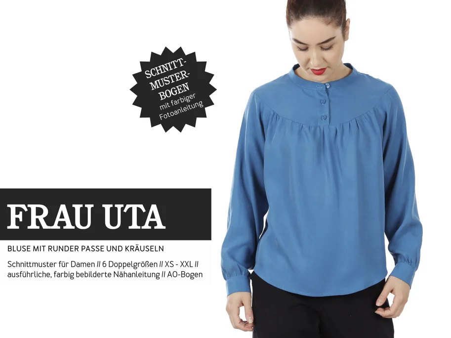 Frau Uta Bluse mit Passe - Studio Schnittreif Schnittmuster
