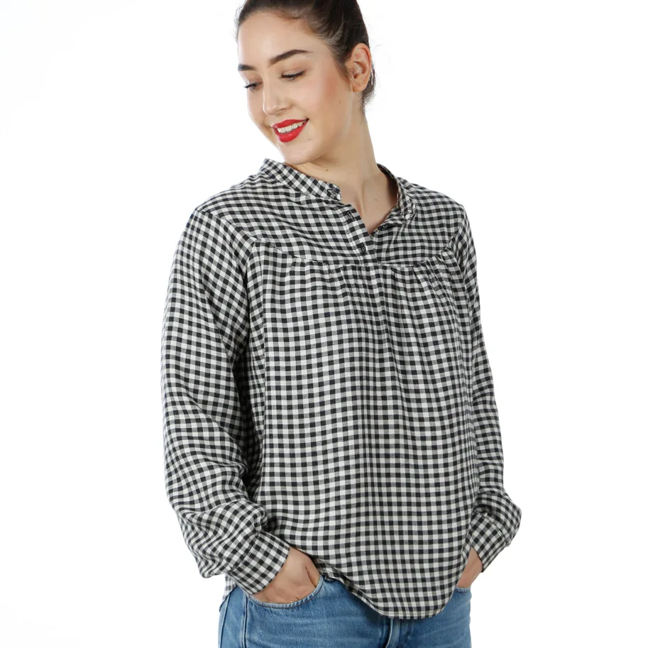 Frau Uta Bluse mit Passe - Studio Schnittreif Schnittmuster