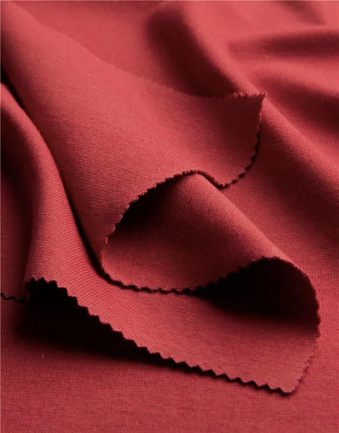 Bio Bündchen Glatt - Kirschrot