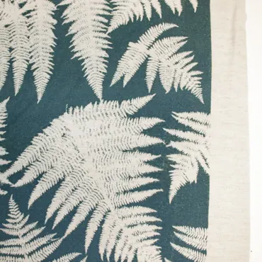 Merino Wollstoff - Fougère Indigo (1 Rapport - 0.85m)