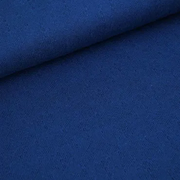 Bio Sommerstrick - Blüten Marineblau