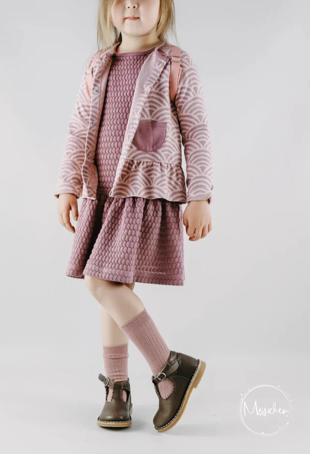 Organic Summer Knit - Bubbles Woodrose