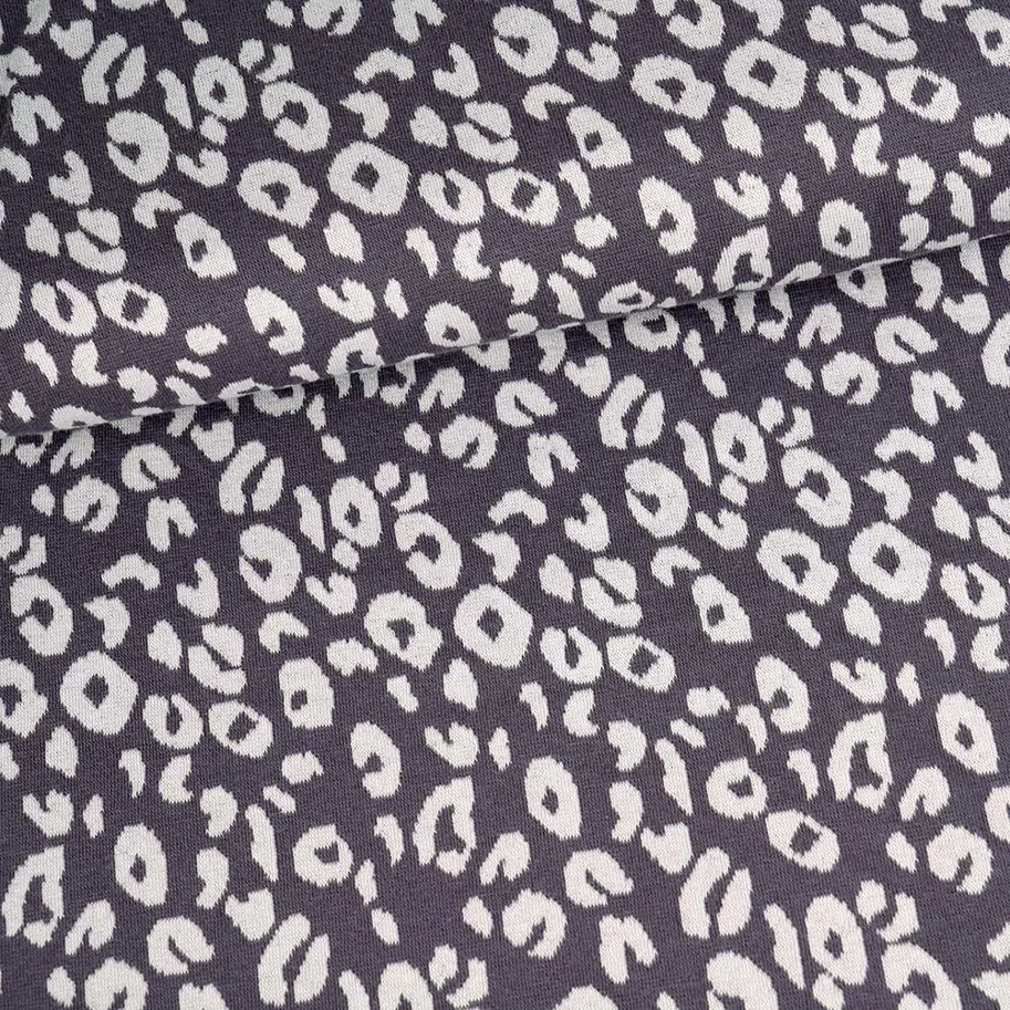 Bio Strick-Jacquard - Leo Dunkelgrau