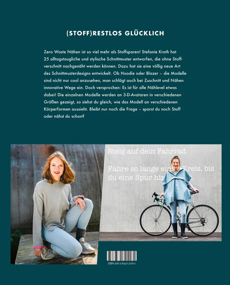 Zero Waste Nähen. 25 Schnittmuster. Zuschnitt ohne Stoffreste - Stefanie Kroth