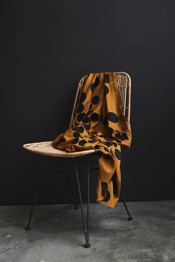 Ecovero Soft Twill - About a Dot Gold