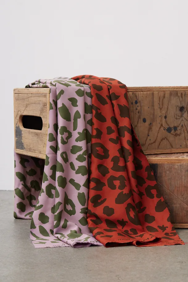 Ecovero Soft Twill - Urban Leo Pumpkin