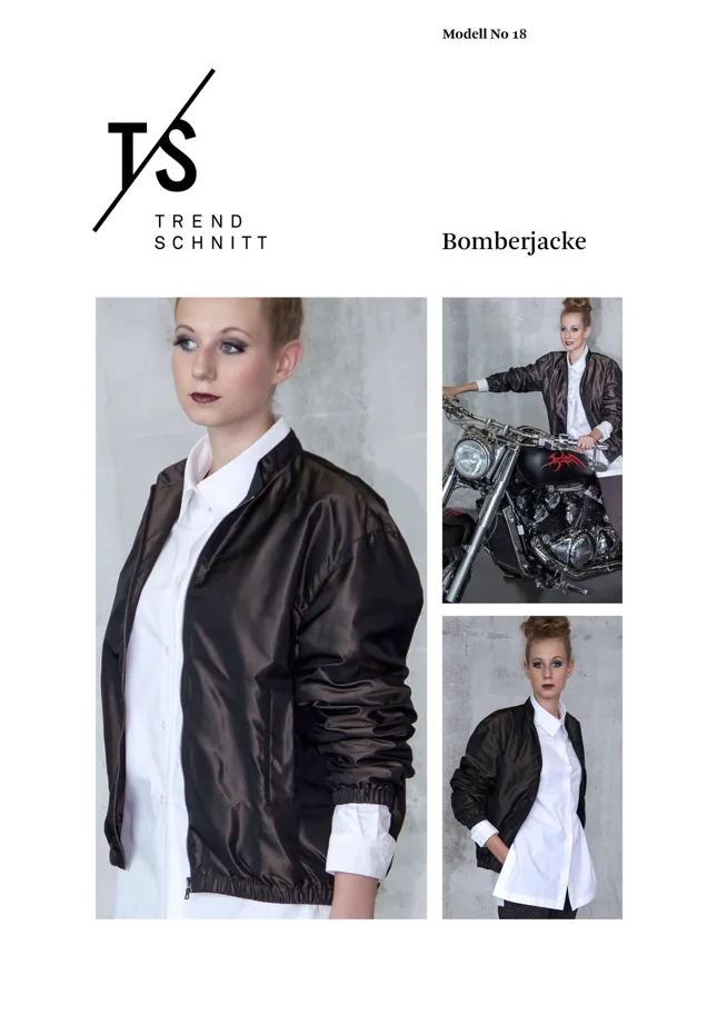 No18 Bomberjacke - Trendschnitt Schnittmuster