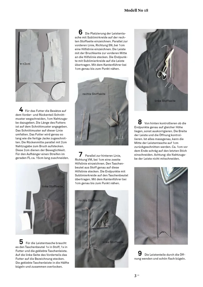 No18 Bomberjacke - Trendschnitt Schnittmuster