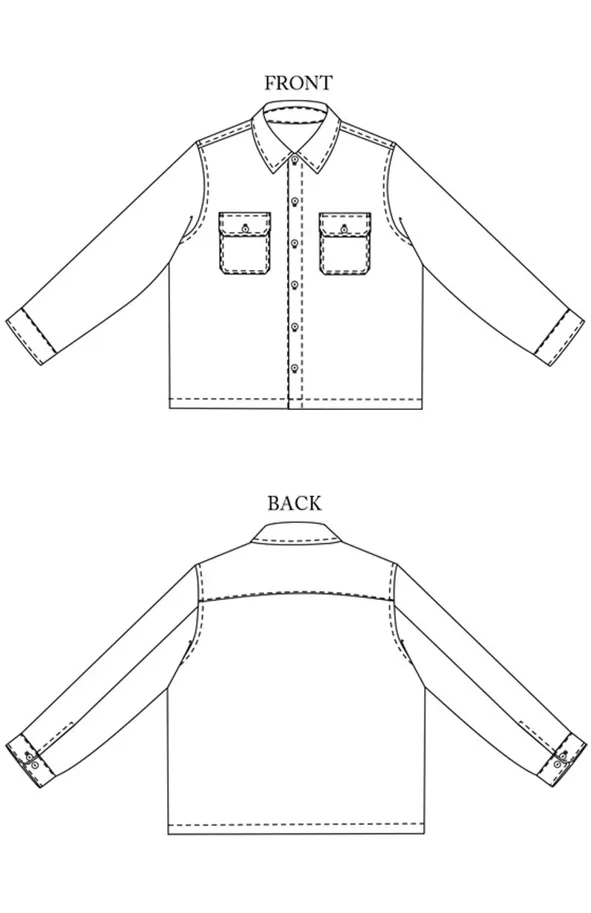 The Arbor Shirt and Jacket 34-54 - Merchant & Mills Schnittmuster (Englisch)