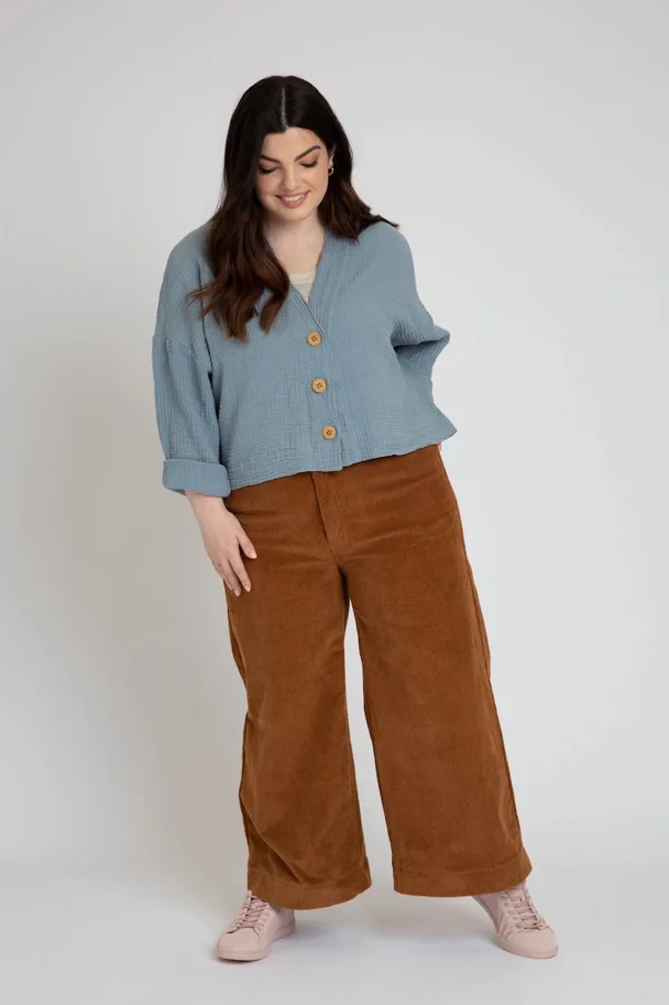 Hovea Curve Jacket and Coat - Megan Nielsen Schnittmuster (Englisch)