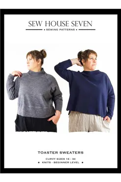 Toaster Sweaters 1 & 2 16-34 - Sew House Seven Sewing Pattern (English)