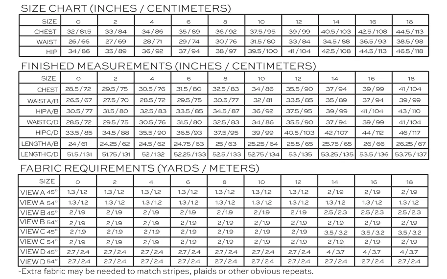 Nikko Top and Dress - True Bias Schnittmuster (Englisch)