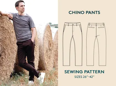 Chino Pants - Wardrobe By Me Schnittmuster (Englisch)