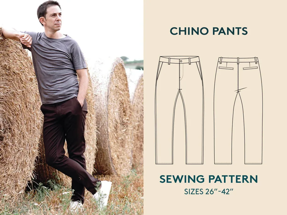 Chino Pants - Wardrobe By Me Sewing Pattern (English)