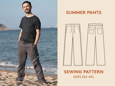 Summer Pants - Wardrobe By Me Schnittmuster (Englisch)