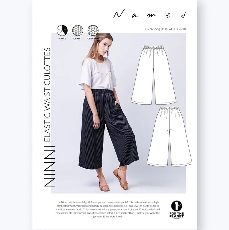 Ninni Culottes - Named Clothing Schnittmuster (Englisch)