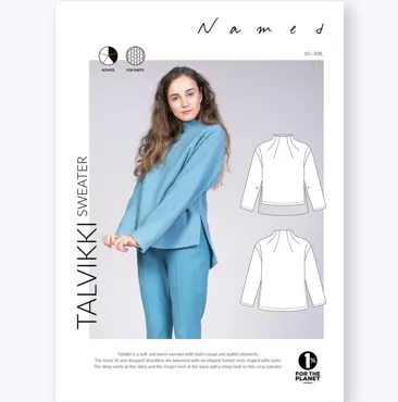 Talvikki Sweater - Named Clothing Sewing Pattern (English)