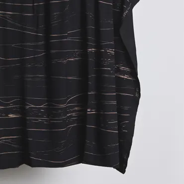 Saja Ecovero Stretch Jersey - Stray Lines Black