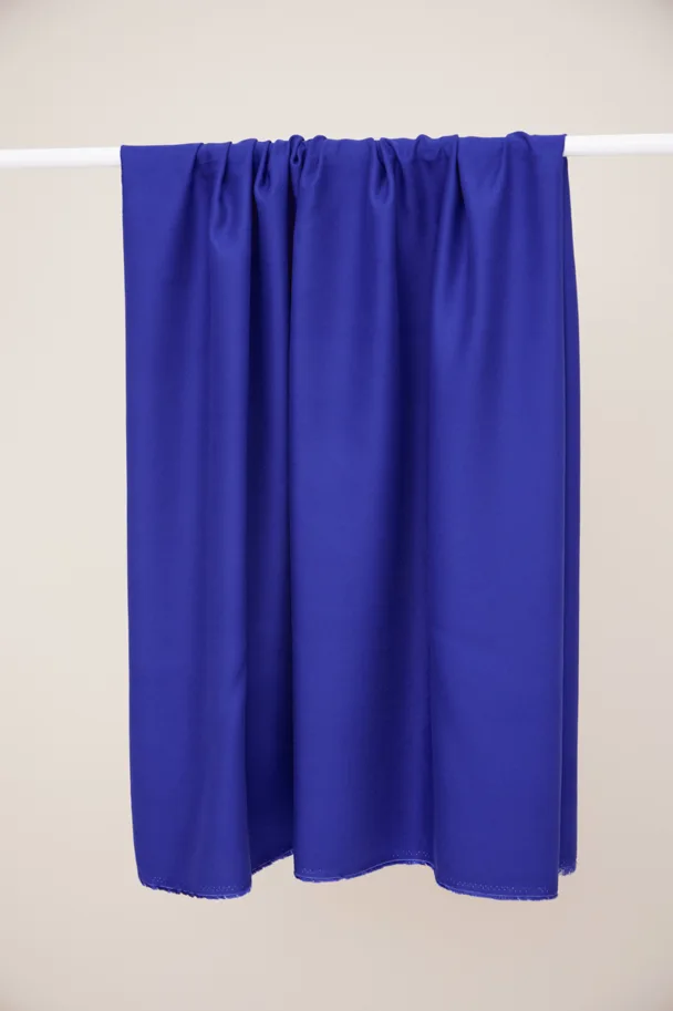 Leia Ecovero Soft Crêpe - Solid Cobalt Blue