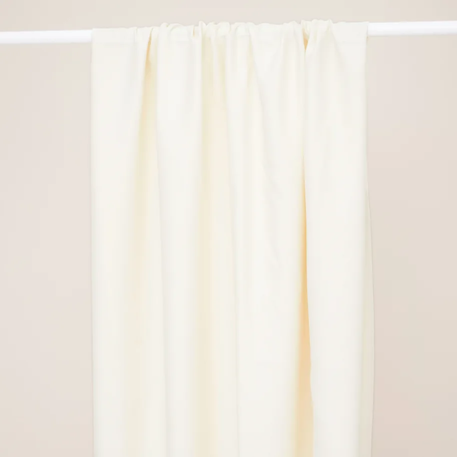 Leia Ecovero Soft Crêpe - Solid Creamy White