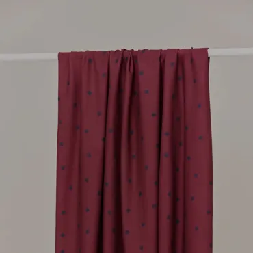 Leia Ecovero Soft Crêpe - Jolly Dots Fuchsia