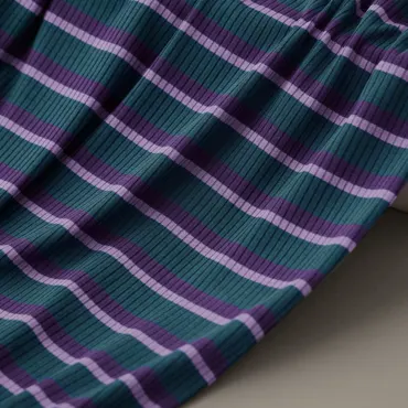 Tencel Modal Derby Stripe Jersey - Pond
