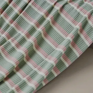 Tencel Modal Derby Stripe Jersey - Soft Mint