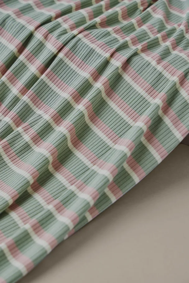 Tencel Modal Derby Stripe Jersey - Soft Mint