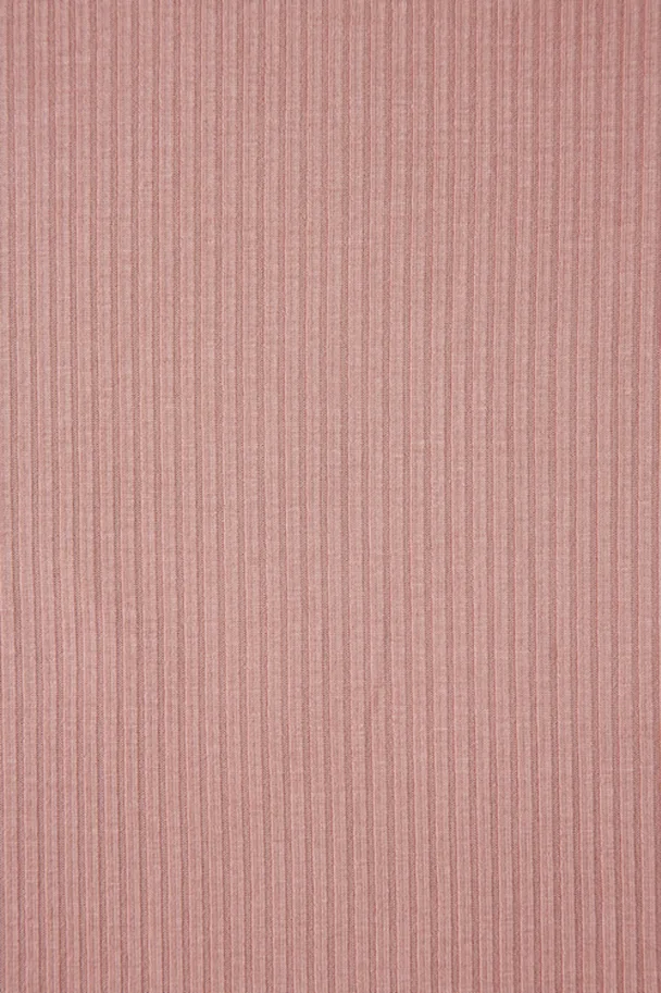 Tencel Modal Derby Ribbed Jersey - Puff Rose