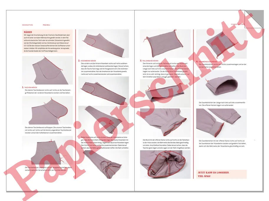 Frau Nelli Jogginghose - Studio Schnittreif Sewing Pattern (German)