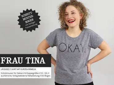 Frau Tina Basic T-Shirt - Studio Schnittreif Sewing Pattern (German)