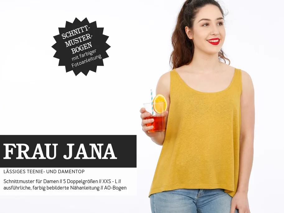 Frau Jana Jerseytop - Studio Schnittreif Sewing Pattern (German)
