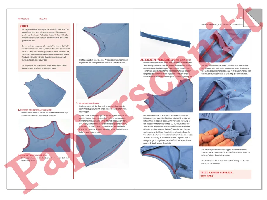 Frau Jana Jerseytop - Studio Schnittreif Sewing Pattern (German)