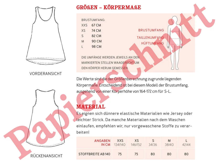 Frau Jana Jerseytop - Studio Schnittreif Sewing Pattern (German)