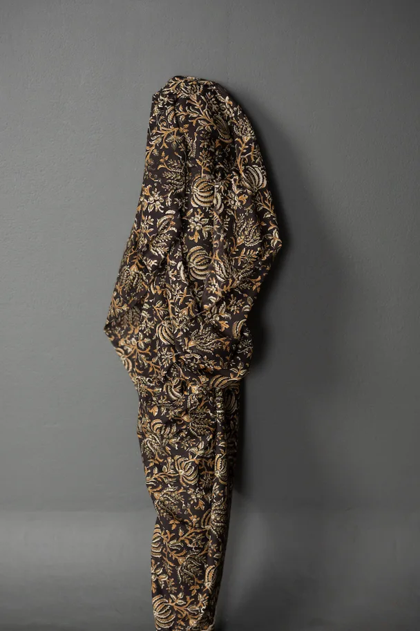Bio Indian Blockprint - Nayla Dark Floral
