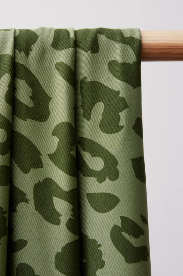 Ecovero Soft Twill - Urban Leo Olive