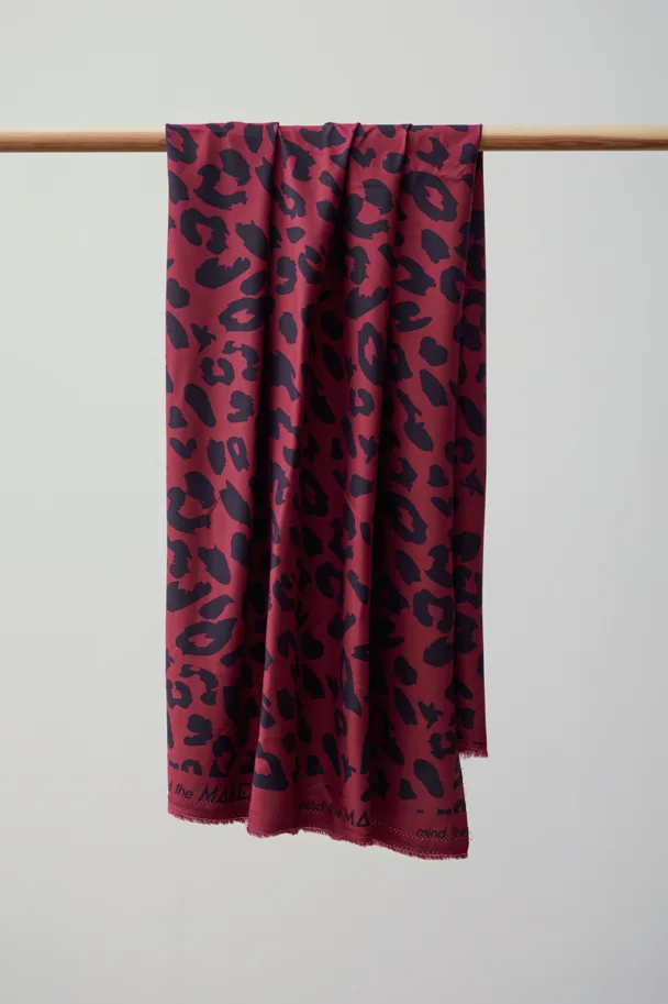Ecovero Soft Twill - Urban Leo Fuchsia