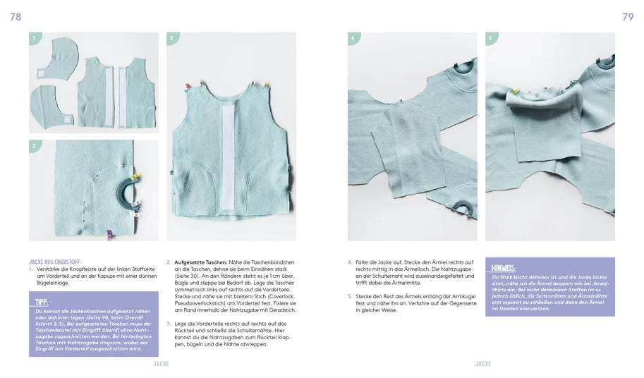 Hej. Minimode Supersoft. Baby- und Kinderkleidung Merino-Wollstoffe Gr. 50-110 - Leonie Bittrich