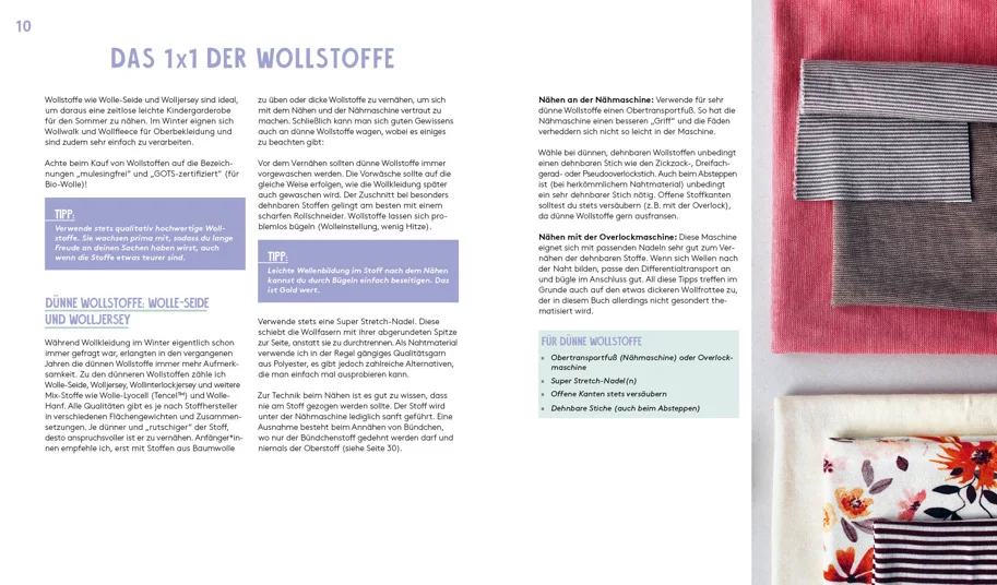 Hej. Minimode Supersoft. Baby- und Kinderkleidung Merino-Wollstoffe Gr. 50-110 - Leonie Bittrich