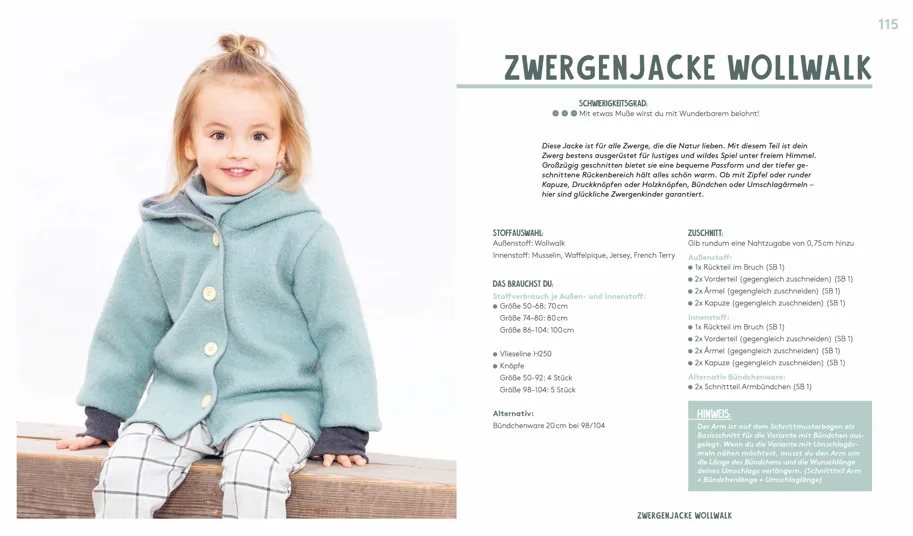 Hej. Minimode. Kleidung nähen für Babys und Kleinkinder Gr. 50-104 - Jules Naht