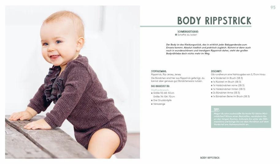 Hej. Minimode. Kleidung nähen für Babys und Kleinkinder Gr. 50-104 - Jules Naht