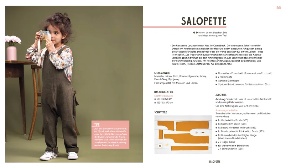 Hej. Minimode. Kleidung nähen für Kinder Gr. 98-152 - Jules Naht