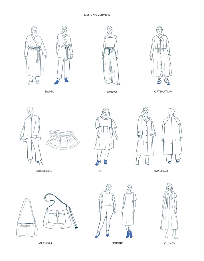 Tauko Magazine - Issue 9 Blue (Sewing Magazine)