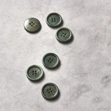 Dish Corozo Button 25mm - Moss