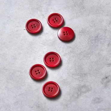 Dish Corozo Button 25mm - Berry